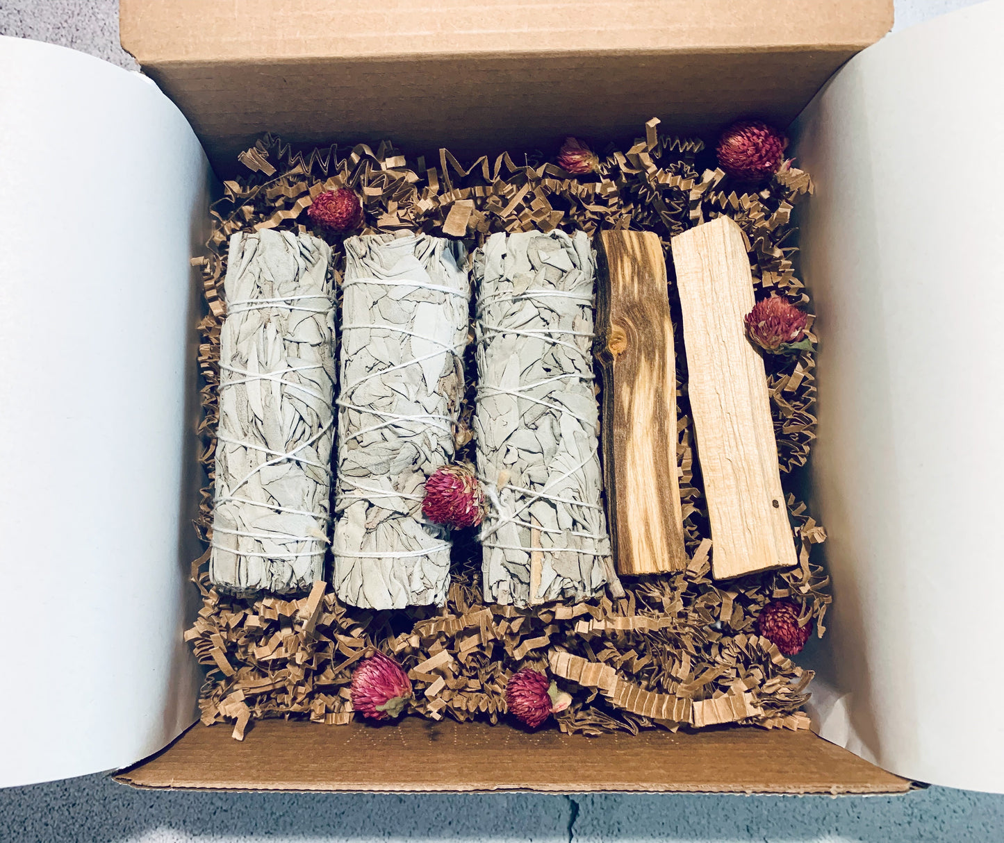 Sage and Palo Santo Smudge Kit